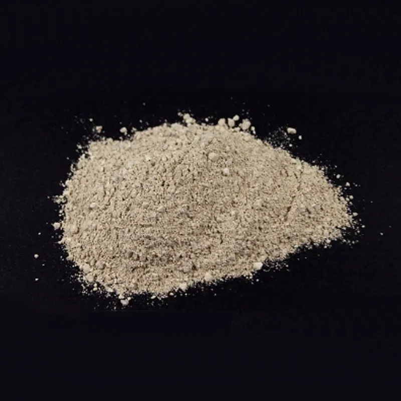 Набивная масса для желобов выпуска чугуна, не требующая сушки.1